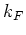 \(k_F\)